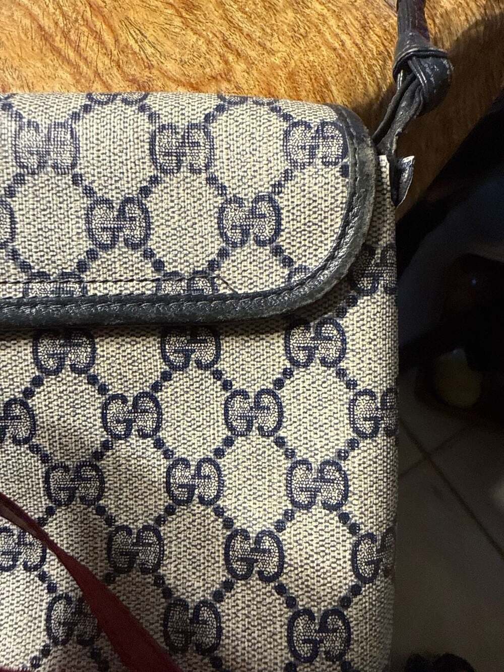 Vintage Gucci GG Supreme Monogram Canvas Messenger Crossbody Bag - Picture 4 of 7